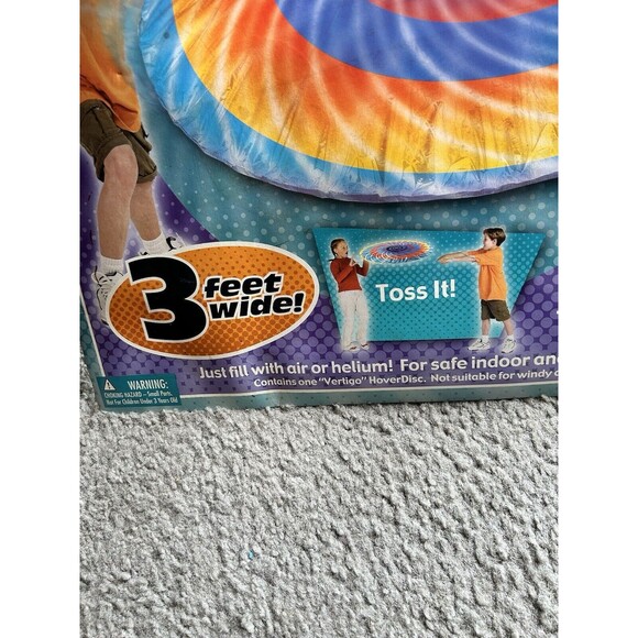 2003 HoverDisc Inflatable 3 Feet Wide Hover Disc Toy Floats & Defies Gravity New - Picture 4 of 6